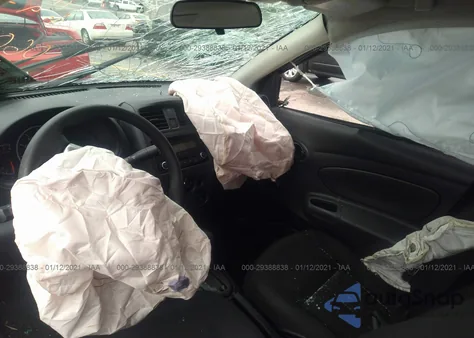 2016 Nissan Versa 1.6 S+ z USA, uszkodzony, nr VIN 3N1CN7AP0GL880605